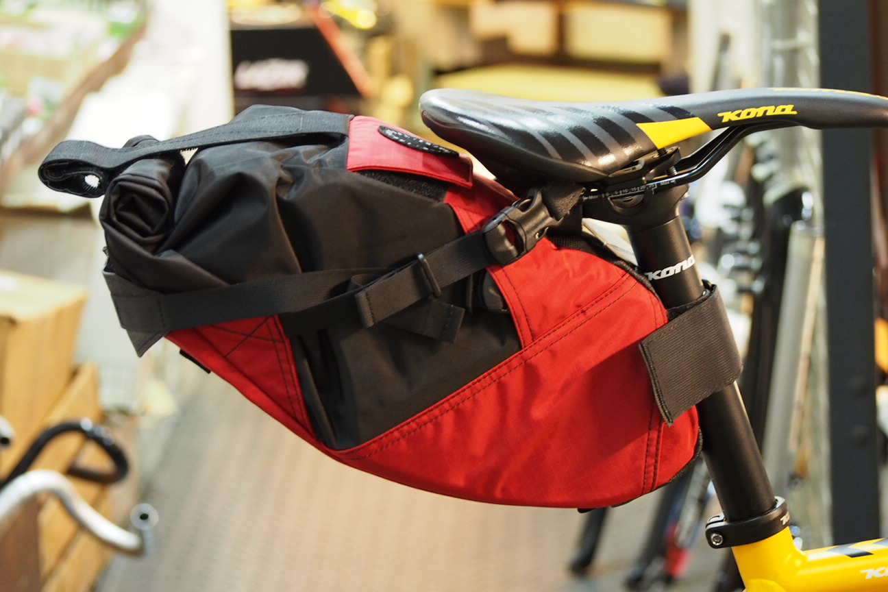 FAIRWEATHER/ﾌｪｱｳｪｻﾞｰ seat bag/ｼｰﾄﾊﾞｯｸﾞ の赤！！ | 京都の中古自転車