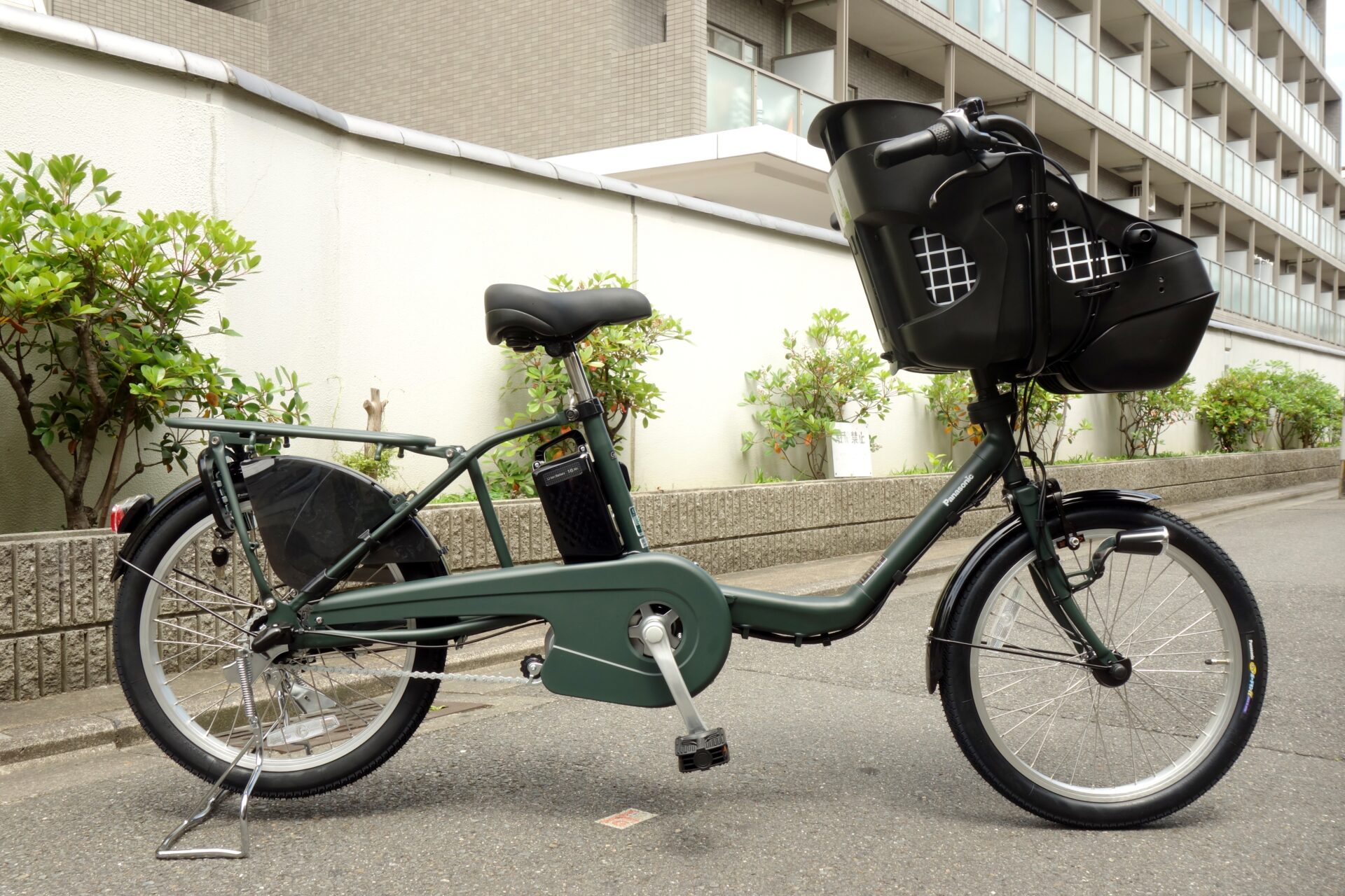 子育てママには安心のフラッカーズタイプの電動自転車～Panasonic