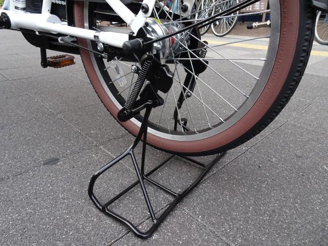 自転車 スタンド ロック