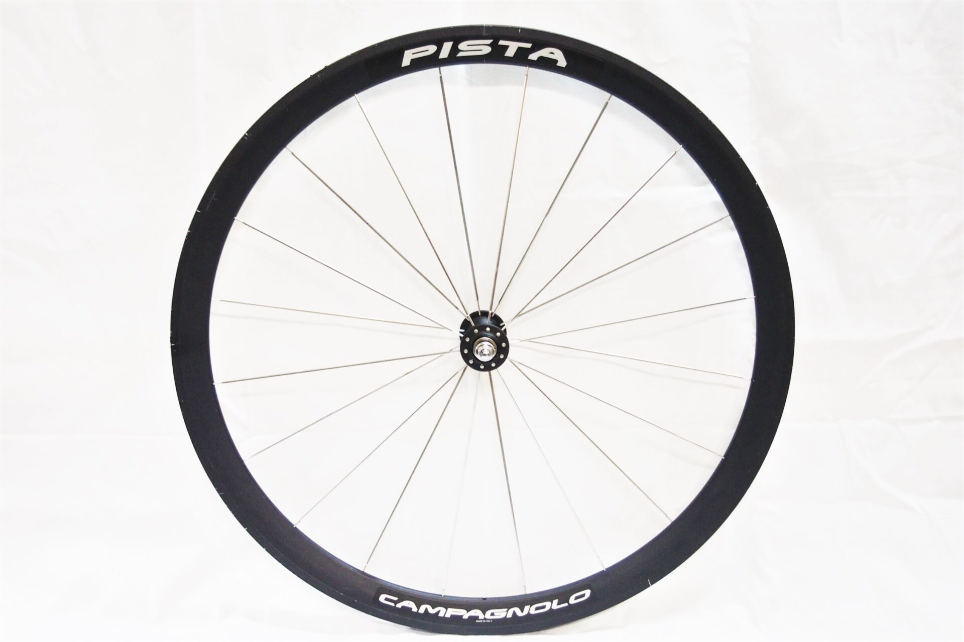 中古パーツ入荷情報!!シングルスピードカスタムにピッタリなフロントホイール!!SPINERGY REV-X&campagnolo PISTA