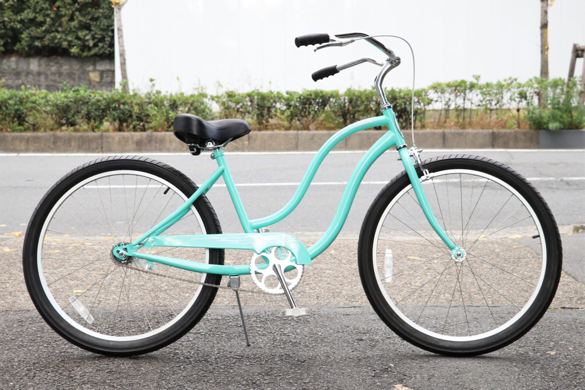 未使用中古 定番ビーチクルーザーの女性向けモデル Schwinn S1 Women S シュウイン エスワン ウィメンズ がアウトレット価格で入荷 京都の中古自転車 新車販売 サイクルショップ エイリン