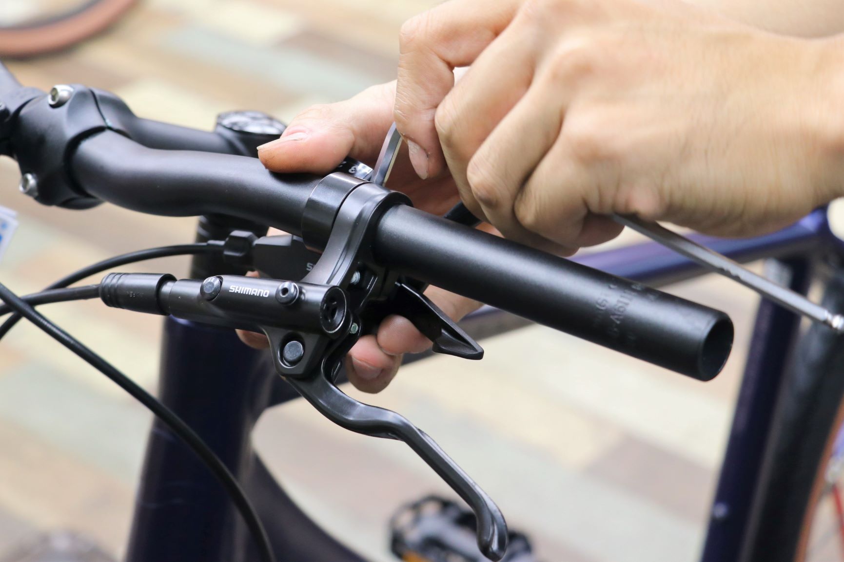 国内最安値！ 得！ 左右レバーセット800/1400ミリメートルMTB自転車の油圧ディスクブレーキセットフロントとリアのバイクパーツ  OSC自転車ブレーキレバー - その他 - labelians.fr