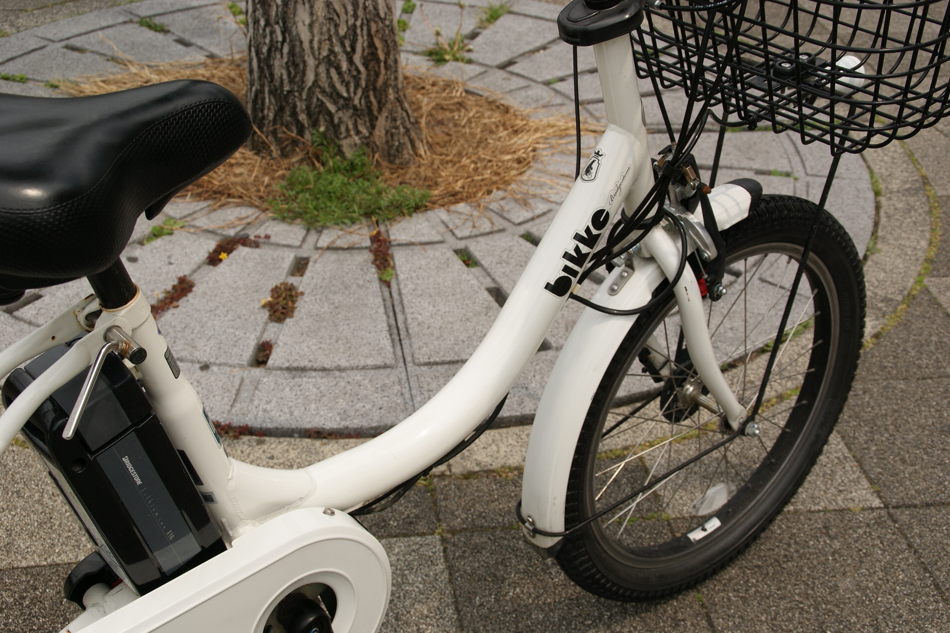 【お買い得！子供乗せ対応中古電動アシスト自転車】Bridgestone bikke e ビッケe【2012年USED】 | 京都の中古自転車