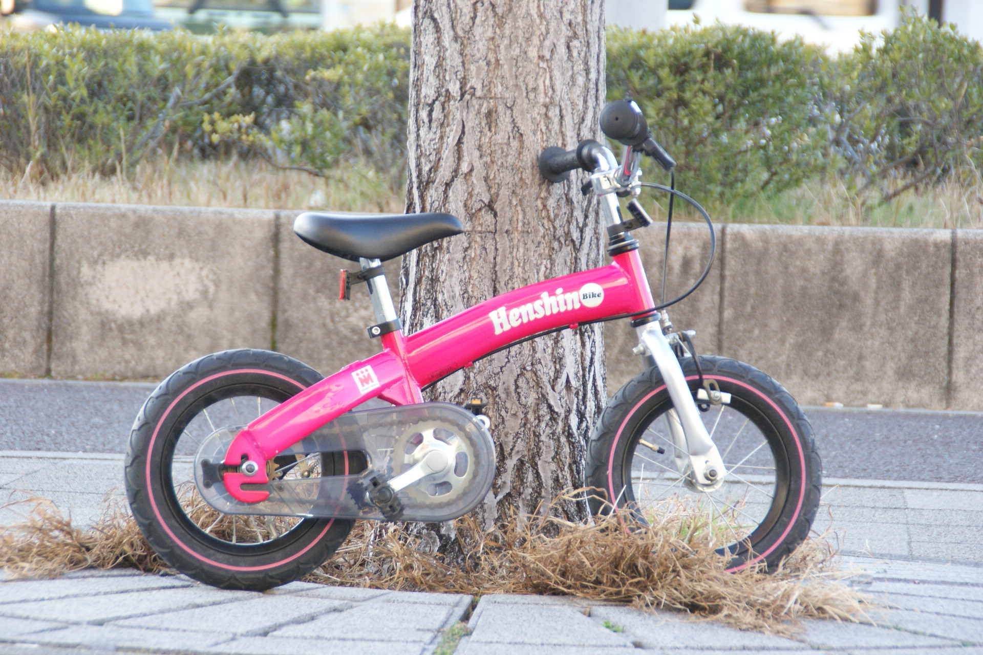 へんしんバイク2 黄色 スタンド付 - 自転車本体