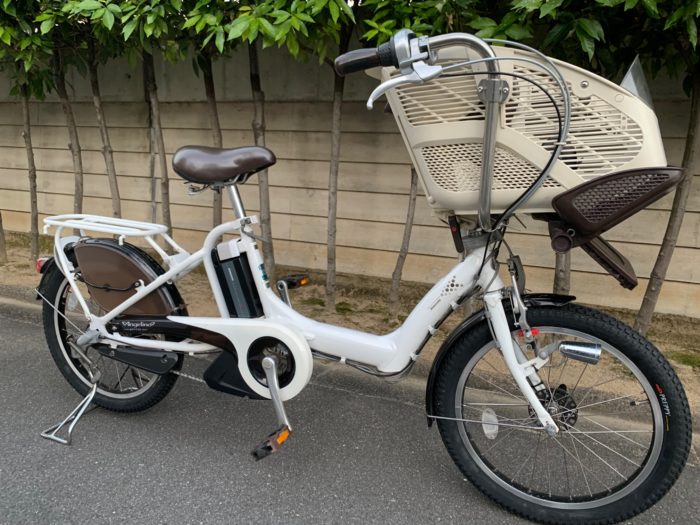 ブリヂストンAngelino 20インチ子供乗せ3人乗り電動自転車新品バッテリー